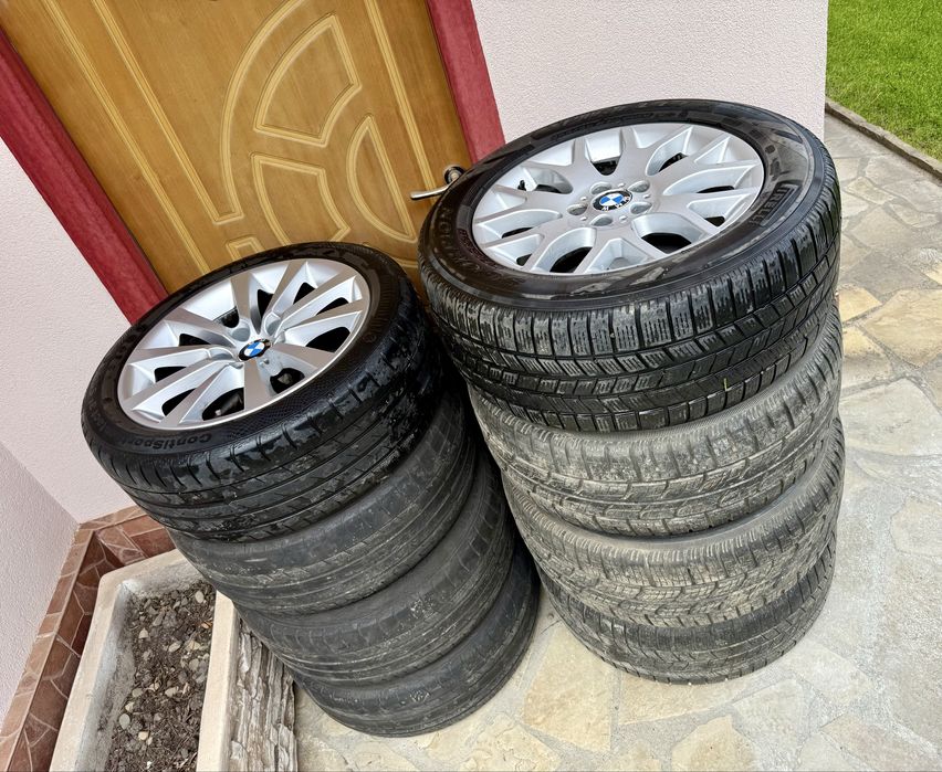 2 Seturi Jante BMW OEM Originale R18 5x120 Complete Vara + Iarna