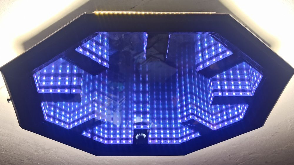 RGB LED  Люстра (более 20-ти режимов работы )