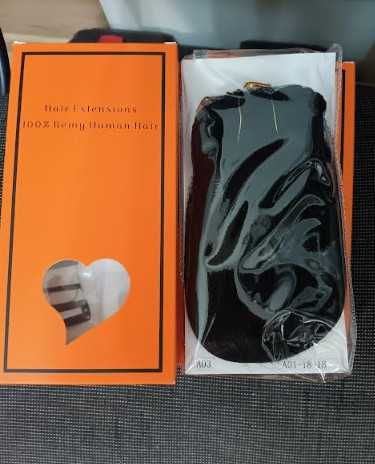 Doupor естествени екстеншъни за коса с щипки, 100% естествена коса