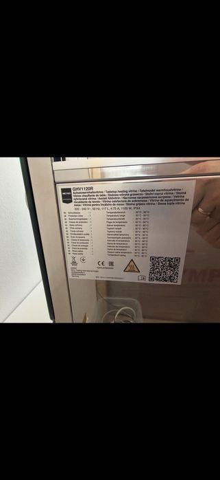 Vând vitrină caldă de banc pentru produse alimentare