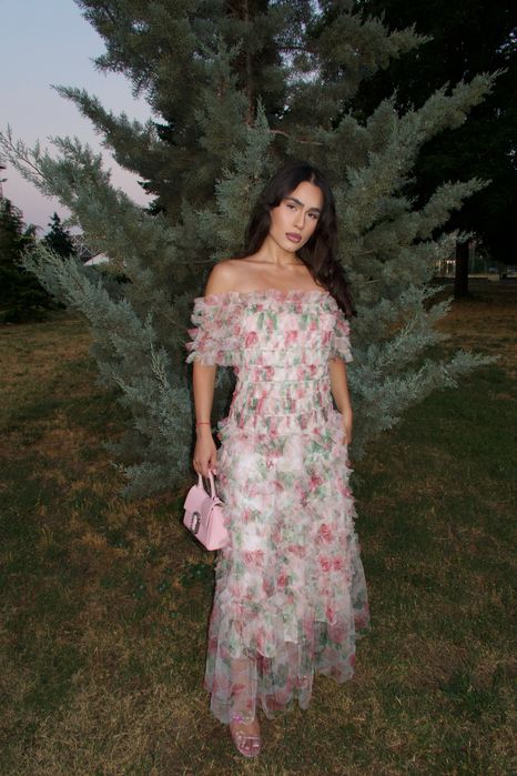 Миди рокля Rosa Belle последен Л