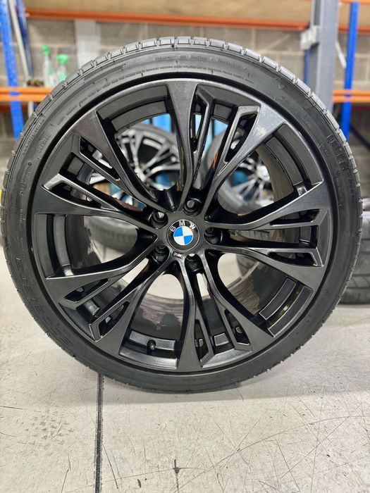 Jante Bmw X5 X6 R21 F15 F16 Originale 5x120 M599 Winrun 60% Negru Mat