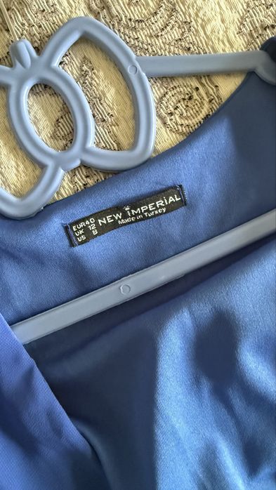 Поатье женское в синем цвете