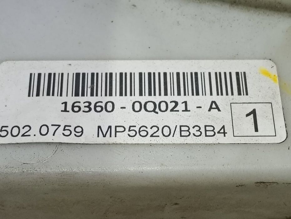 Electroventilator gmv 16360-0Q021-A Toyota Aygo 2 (facelift) (2018 - 2020) 1.0 benzina 1KR-FE