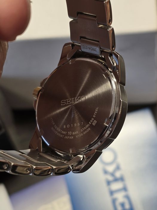 Seiko SNE098 Solar – ceas bărbătesc elegant, calitate japoneză, set complet