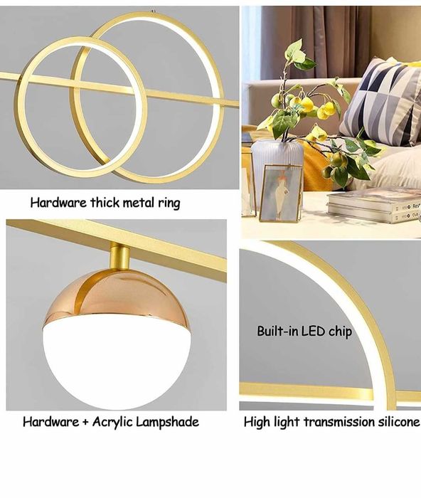 LED лед полилей с дистанционно управление за хол, спалня намален 179лв