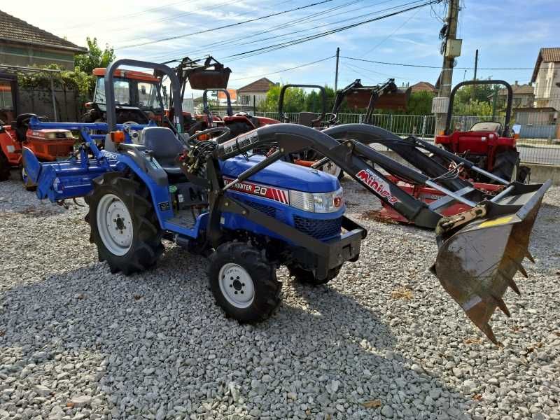 Японски трактор ISEKI TH20 20 к.с. 4WD с фреза и челен товарач - ДЖЕЙ ТРЕЙДИНГ