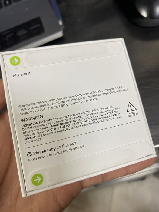 airpods 4 оригинал (без anc) новый