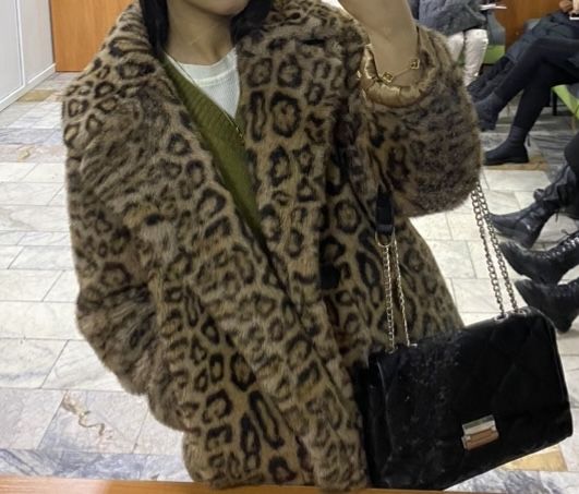 Тигровая эко шубка