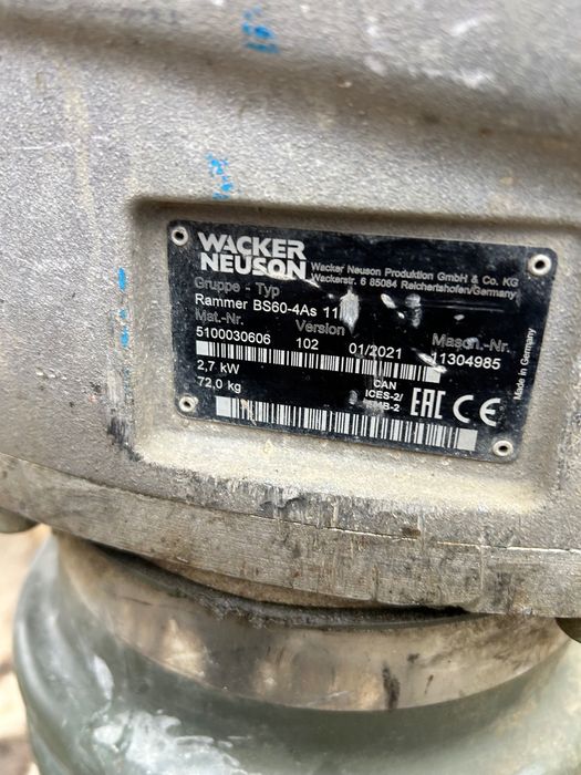 Трамбовка Wacker BS 60-4