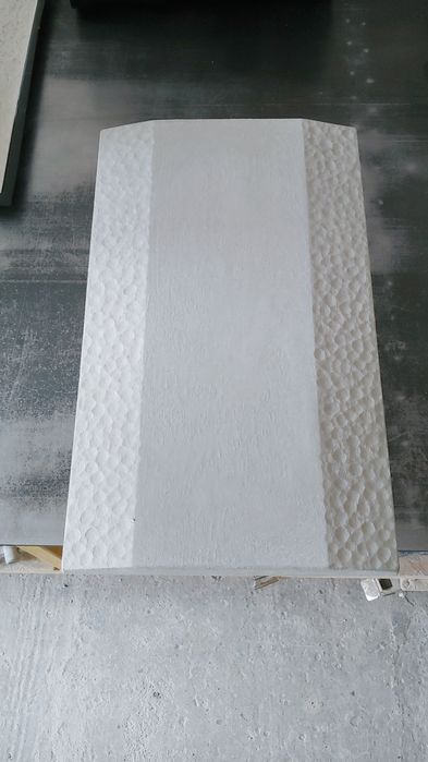 Matrițe capace gard din fibra de sticla cu gelcoat, rășină și întărituri, in rame de lemn 50x35 cm