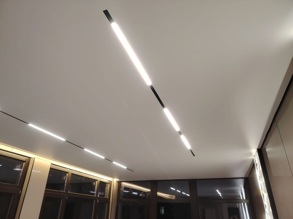 Натяжные потолки под ключ