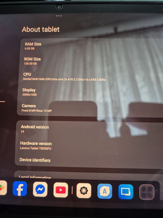 Lenovo P11 Gen 2 2k 6GB RAM 128GB cu tastatură.