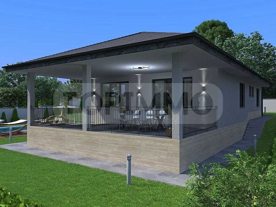 Новострояща се къща в село Равна гора