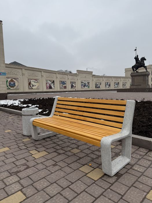 Скамейки и вазоны для кафе и дворов Скамейка Урна Вазон Орындык