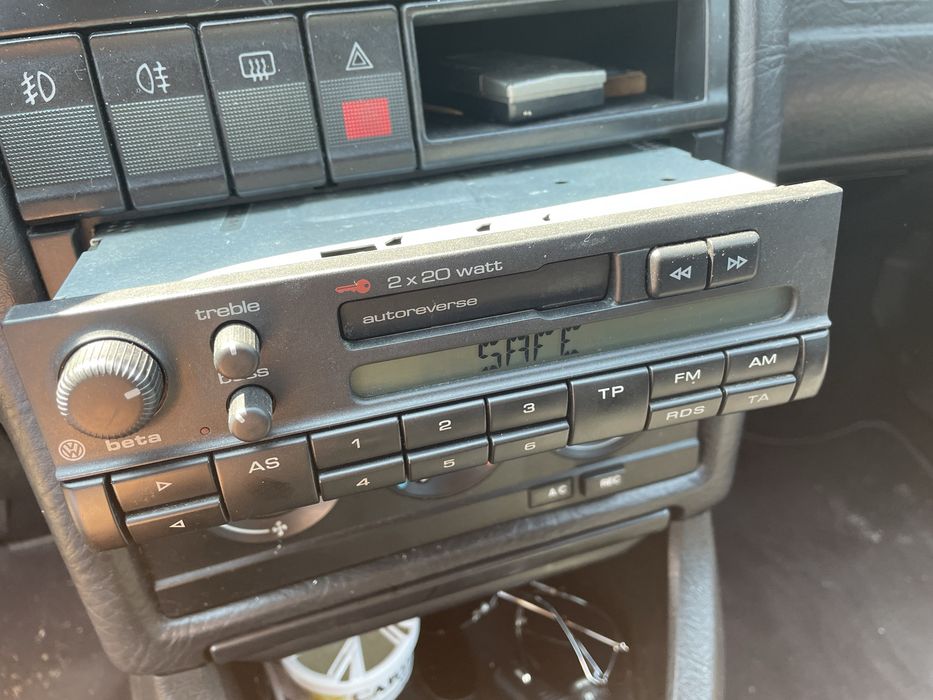 Vw beta. Оригинален радиокасетофон