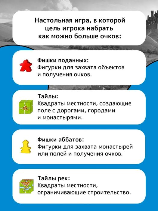 Настольная игра Каркассон