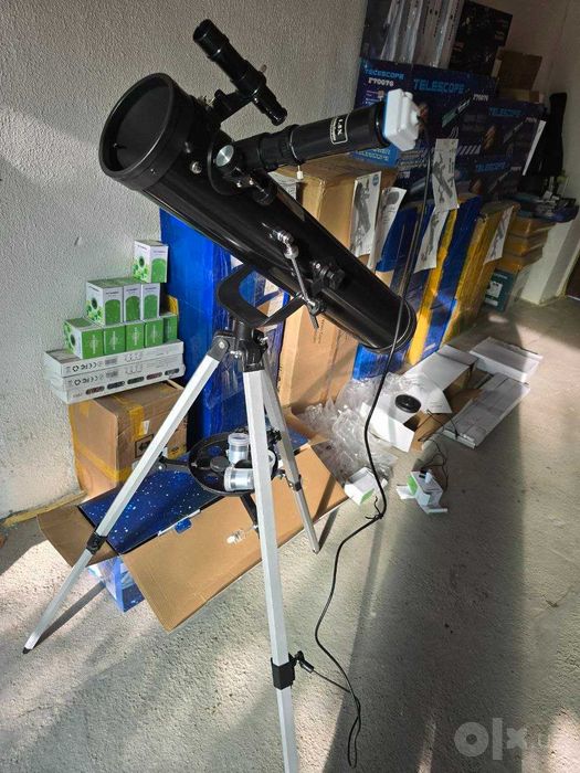 Рефлекторный телескоп Ньютона. Teleskop Telescope с Астрокамерой