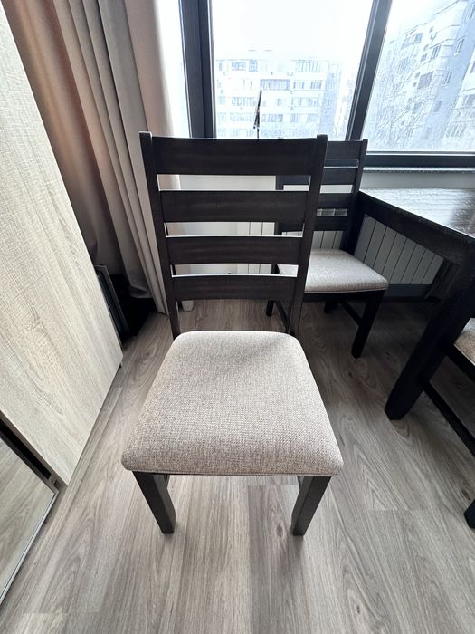 Стол+6 стула. ШПОН. Новый. Ashley