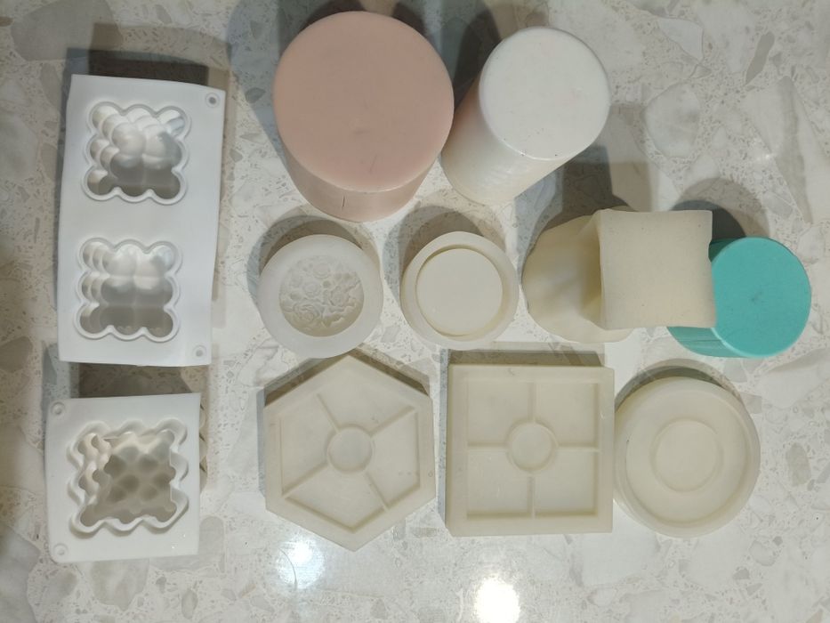 Силиконовые формы, молды, для свечей и гипса