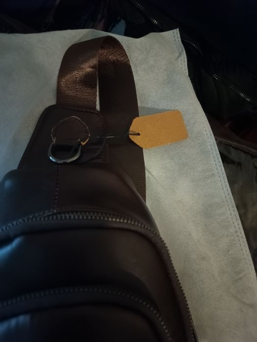 Натуральная кожанная сумка