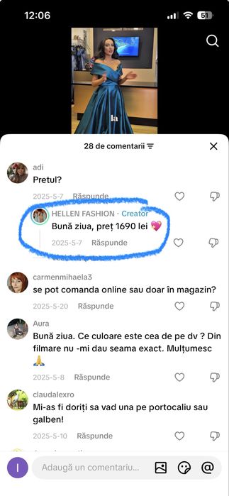 Rochie de seara nașă/soacră