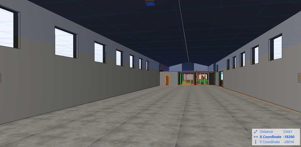 Къща с производствено хале