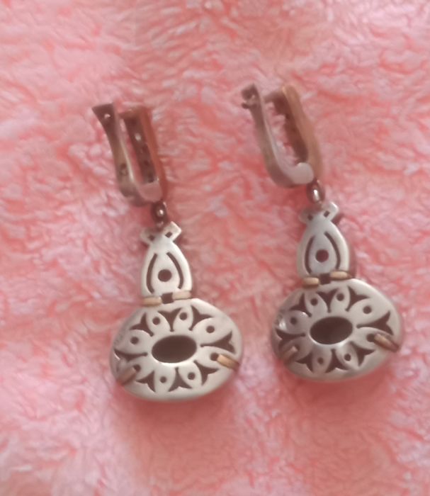 Серьги серебряные