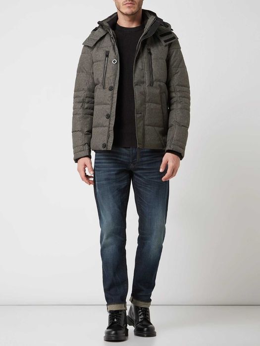 Мужская зимняя куртка пуховик Duppont Brown [46-54]