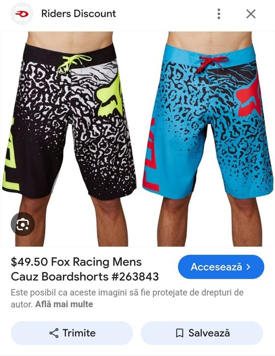 Pantaloni scurți Fox Racing Cauz Boardshort Black, Nr. M/L (man)