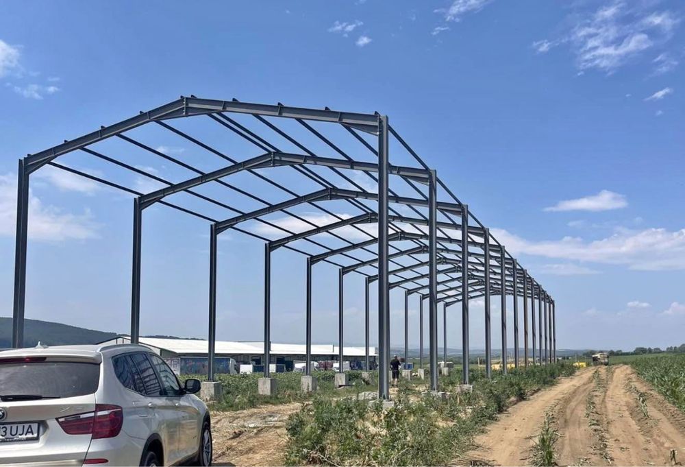 Vând hală metalică structură metalică 10/20/4 pret 2800 € fără avans