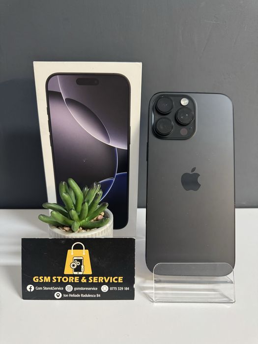Iphone 16 Pro Max Black Titanium 512Gb 2 Ani Garantie Gsm Store&Servic