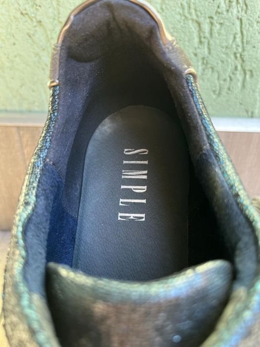 Sneakers din piele naturala