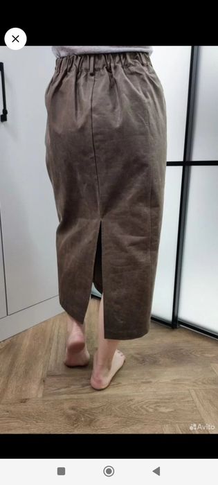 Юбка новая под кожу из Кореи