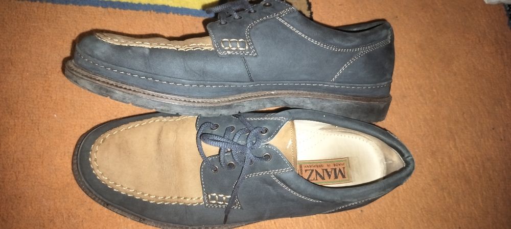 Pantofi piele intoarsă manz made in germany
