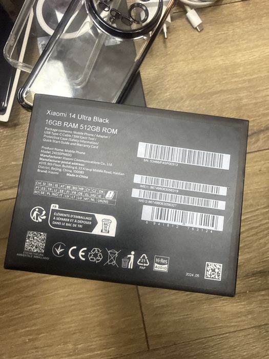 Xiaomi 14 ultra black 16/512gb Перфектен!