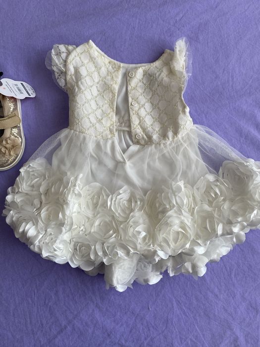 Rochita si cu papuci de elegant oentru fetita 18-24 luni
