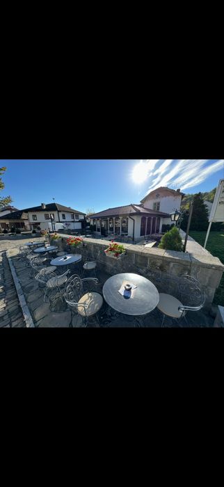 Маси и столове от ковано желязо 4 комплекта