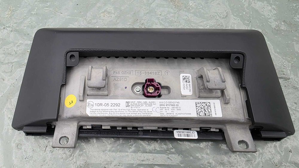 Display navigatie Bmw seriile F20/F30/F46/F45 mare touchscreen, OEM