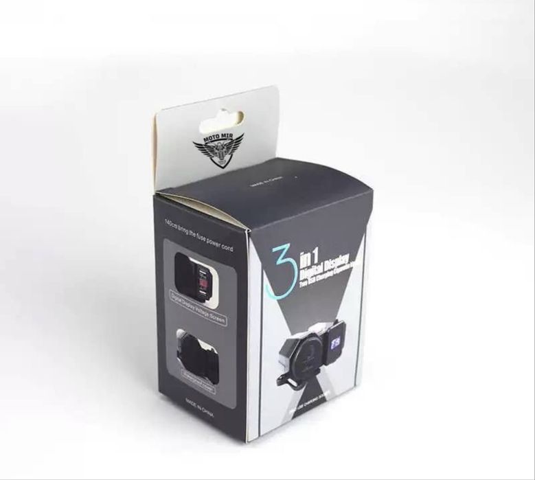 USB зарядка для мотоцикл с прикуривателем