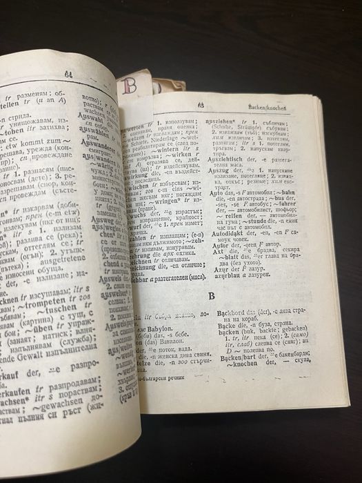 Немско-български речници