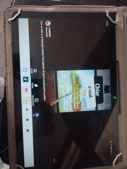 Tabletă funcțională doar de o ții în priză dau la schimb pe un telefon