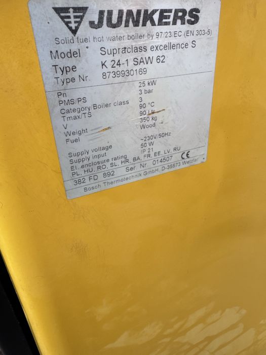 Centrala JUNKERS 25 kw