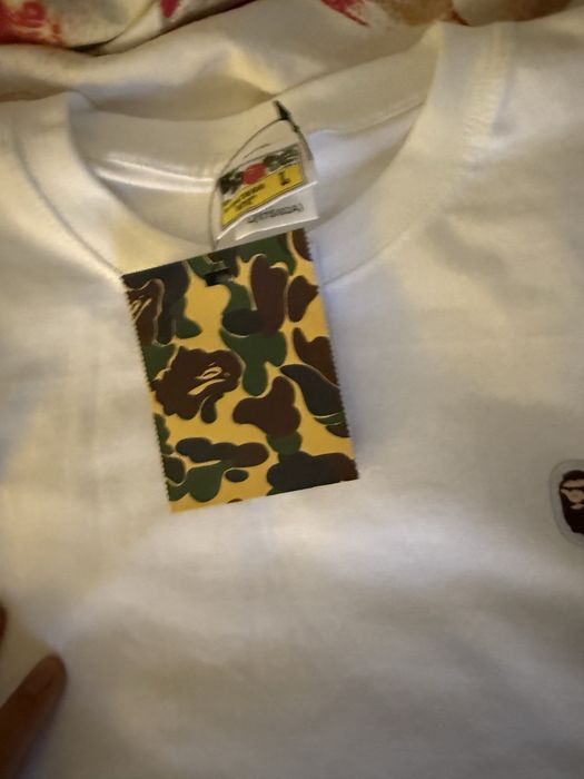 белая Футболка bape