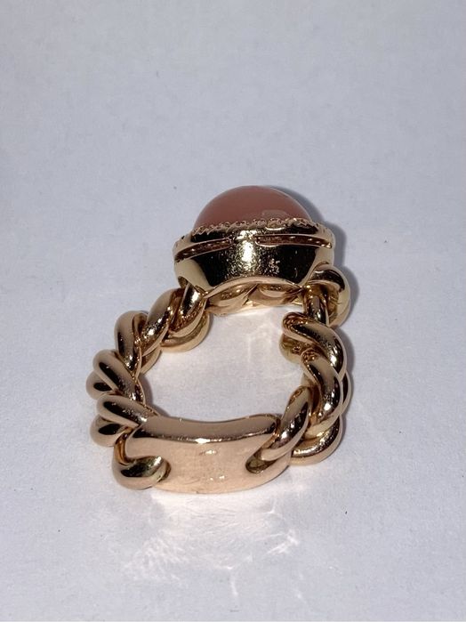 Inel aur 18kt.cu onyx roz si amethyste