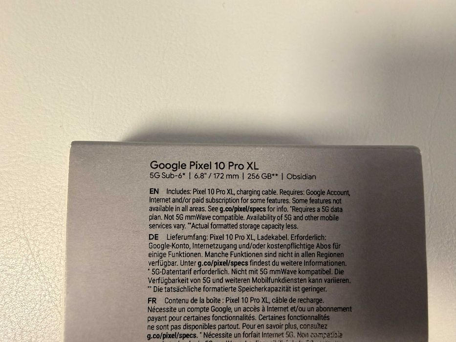Google Pixel 10 Pro XL 256GB Obsidian – Garanție eMag 2027 – Impecabil