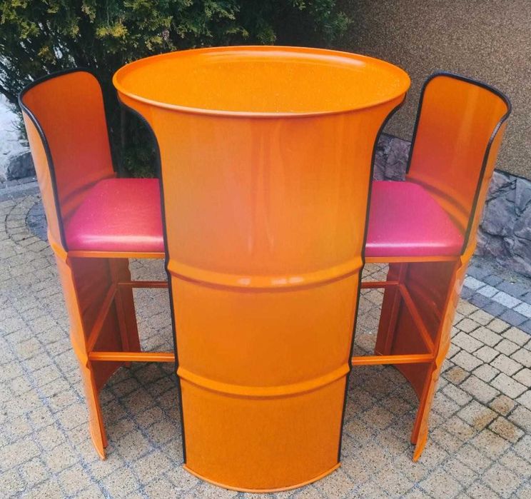 Бочка-Стол + Стулья