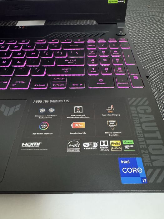 Laptop ASUS Gaming RTX 4060 I7 13th 16GB RAM DDR5 1TB SSD IN GARANTIE