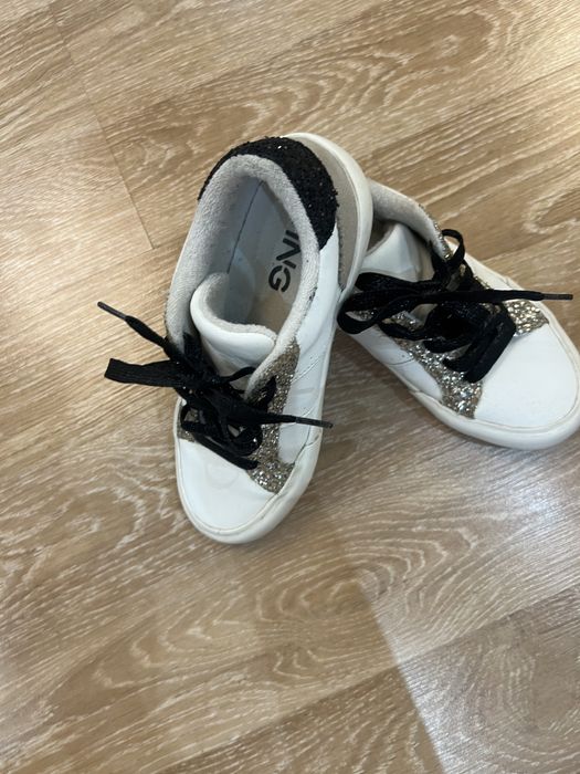 Кожаные кеды Mango , 32 рр , для девочки