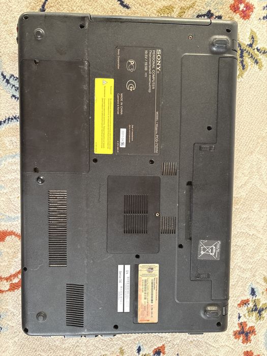 Старый ноут Sony VAIO PCG-71211V